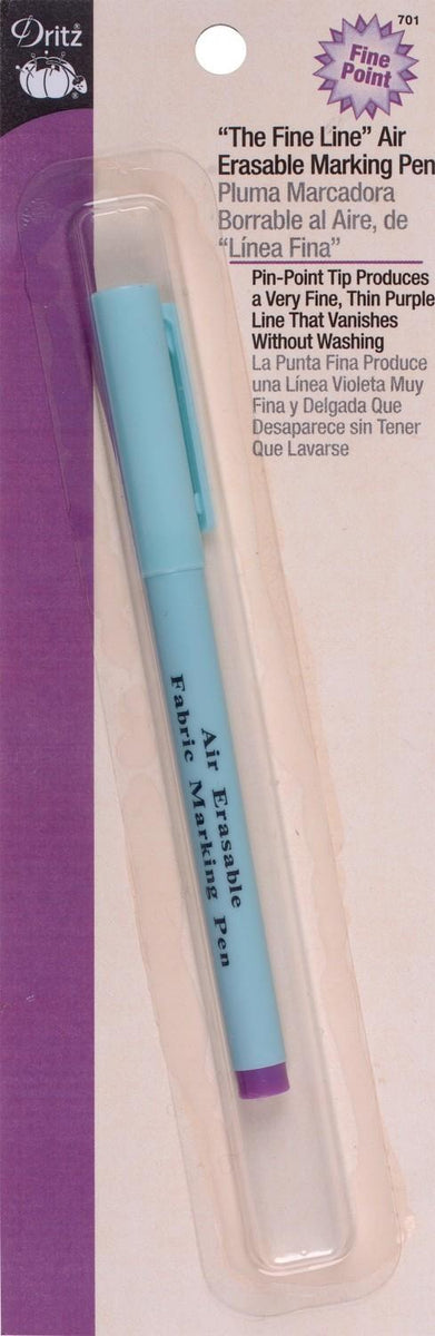 Dritz Air Erasable Marking Pen Fine Line, Purple