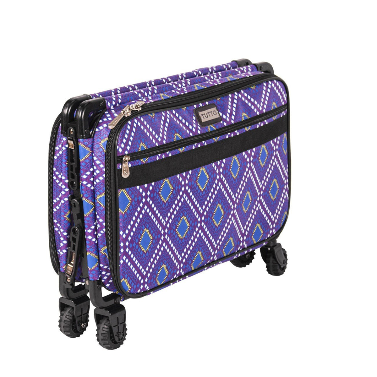 Tutto Machine On Wheels Case- Large Purple 21L x 14H x 12D