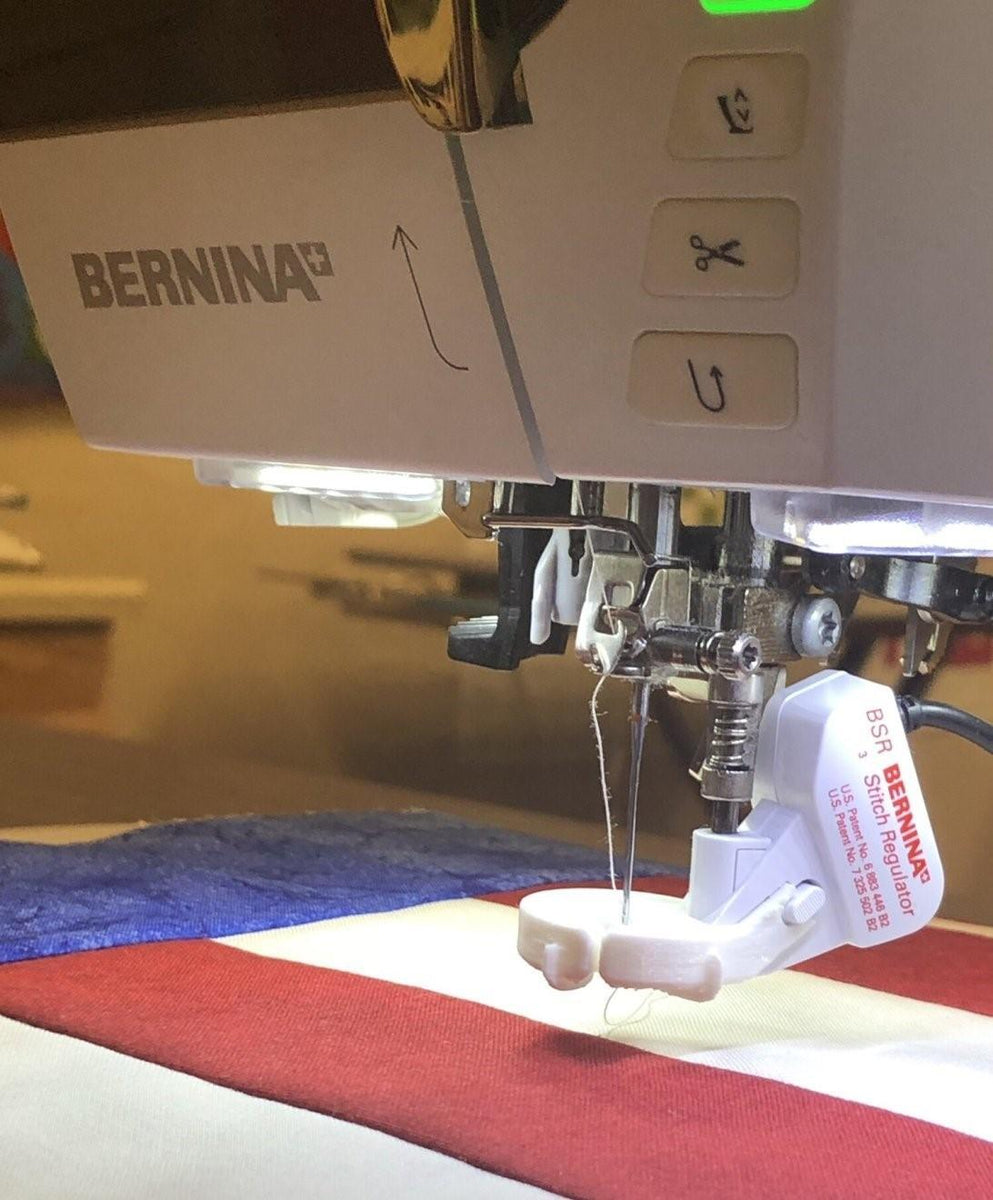 BERNINA Stitch Regulator Stitch in the Ditch Attachment Merrily We