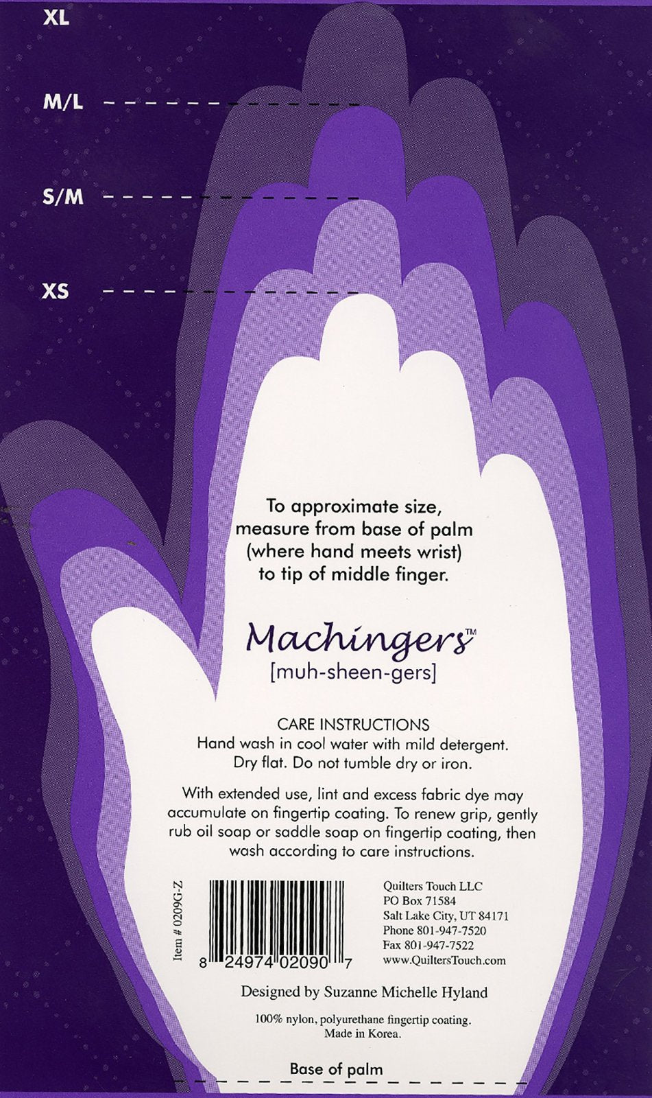 Gloves - Machingers Quilting Glove Extra Small