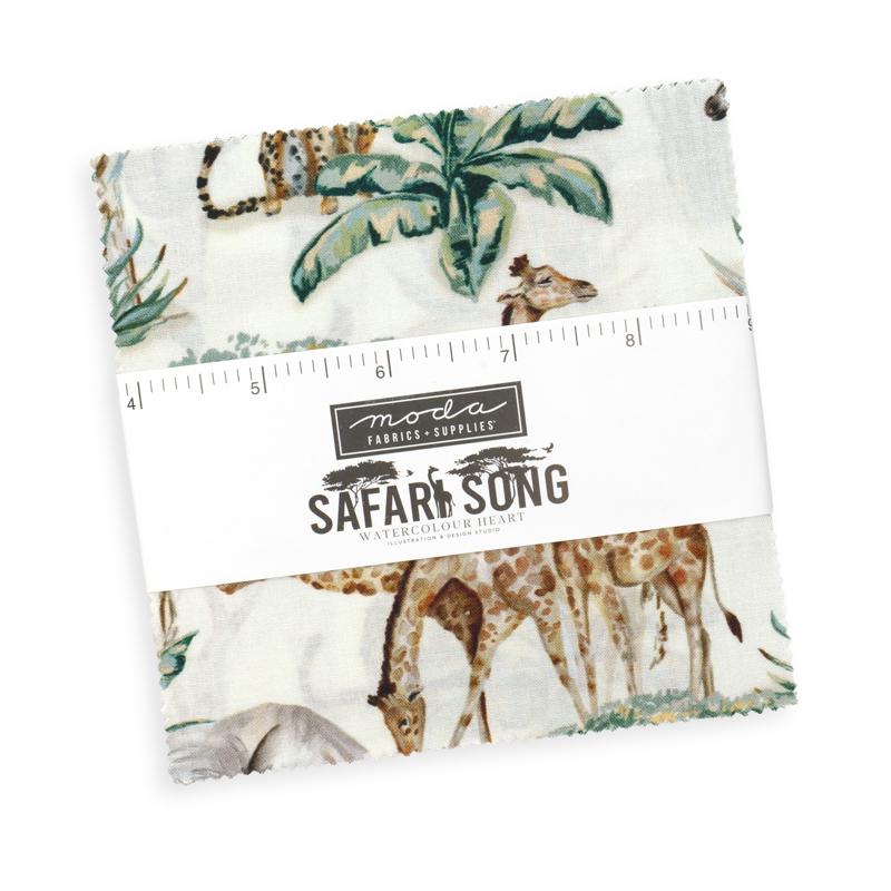 Safari Song Charm Pack 40070PP Moda Precuts#1
