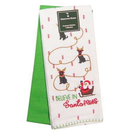 Tea Towel SETS - Believe In Santa Tea Towel Set