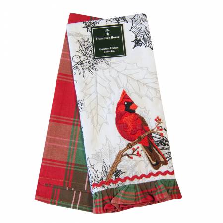 Tea Towel - Winter Cardinal Tea Towel Set