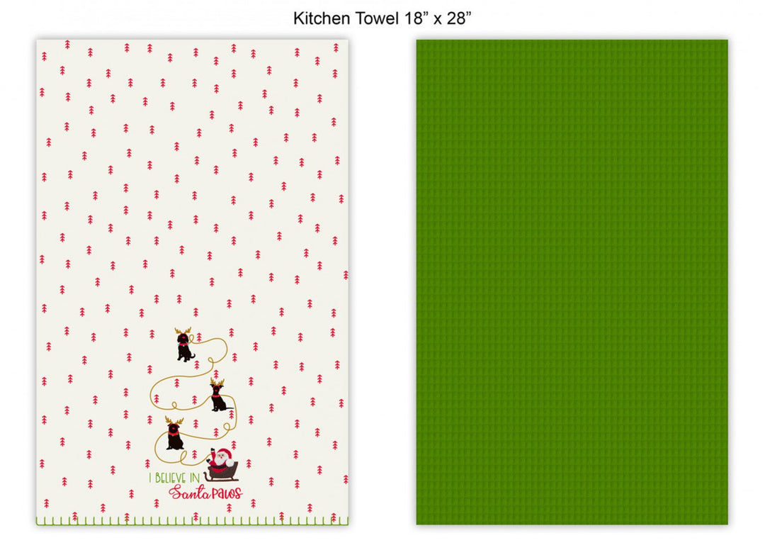 Tea Towel SETS - Believe In Santa Tea Towel Set