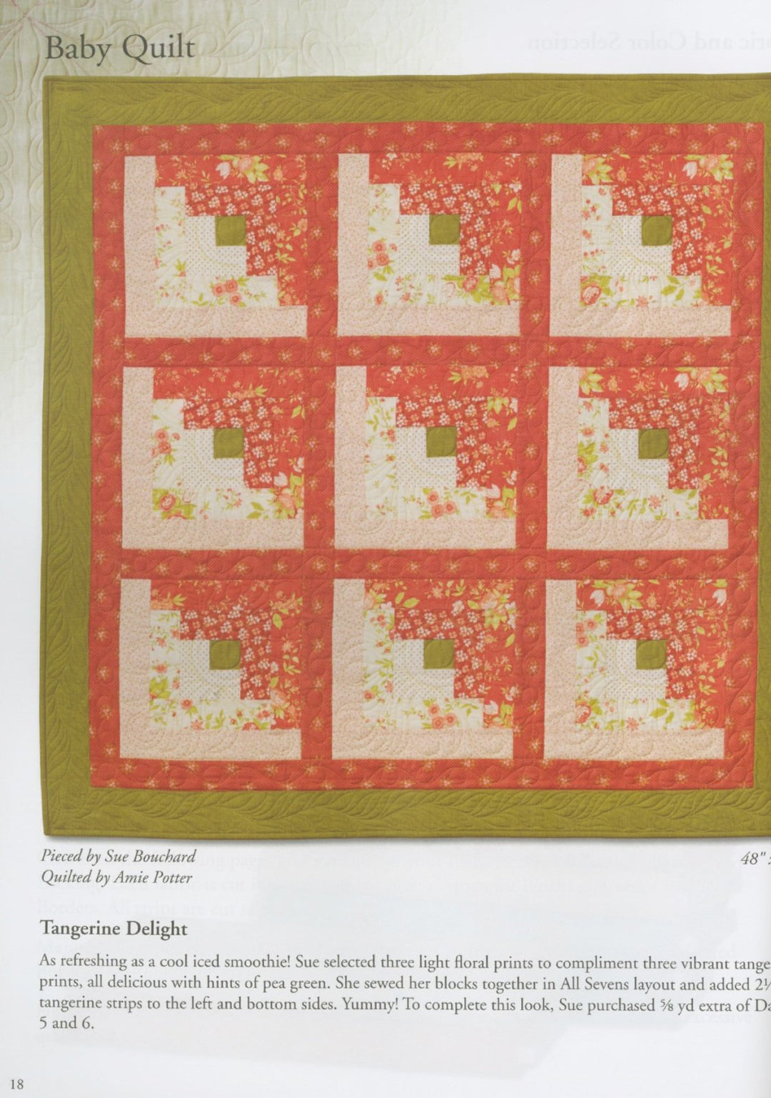 Book - Eleanor Burns - Make A Quilt In a Day Log Cabin 6th Edition