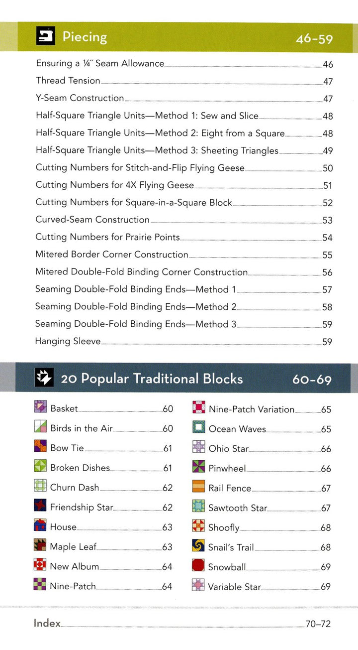 Book - All-In-One Quilter's Reference Tool Updated
