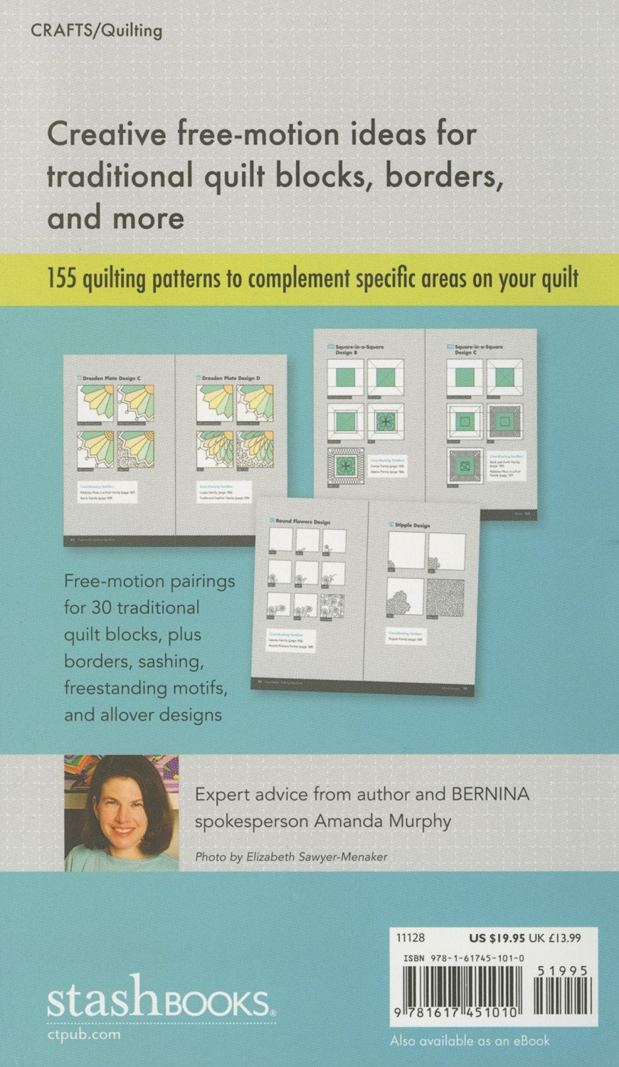 Book - Amanda Murphy - Free-Motion Quilting Idea Book- Softcover