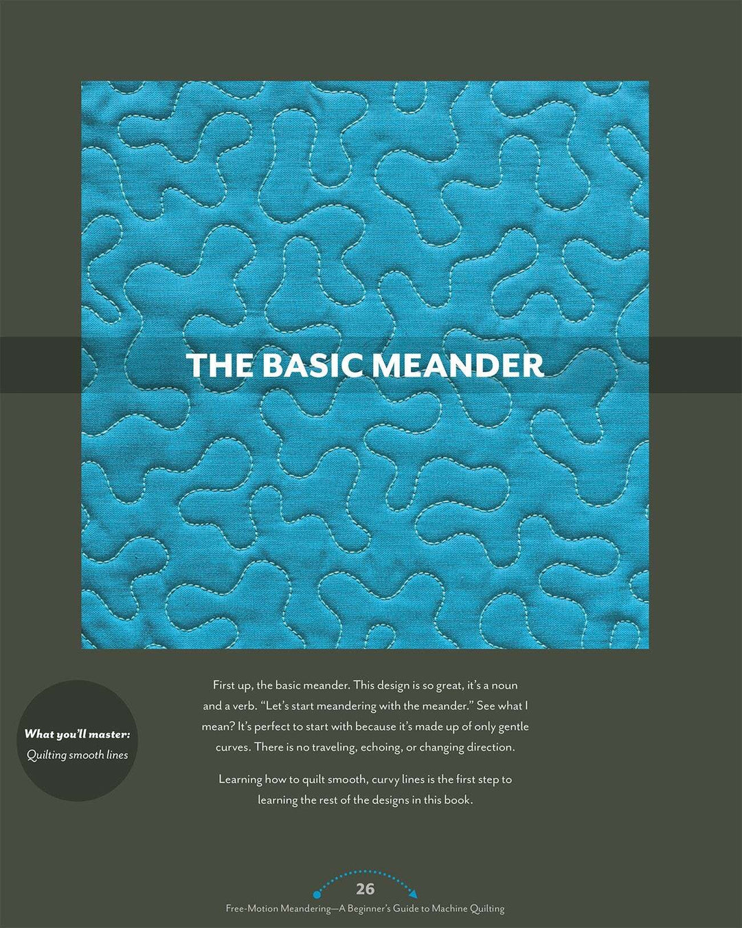 Book - Angela Waters - Free-Motion Meandering - Softcover