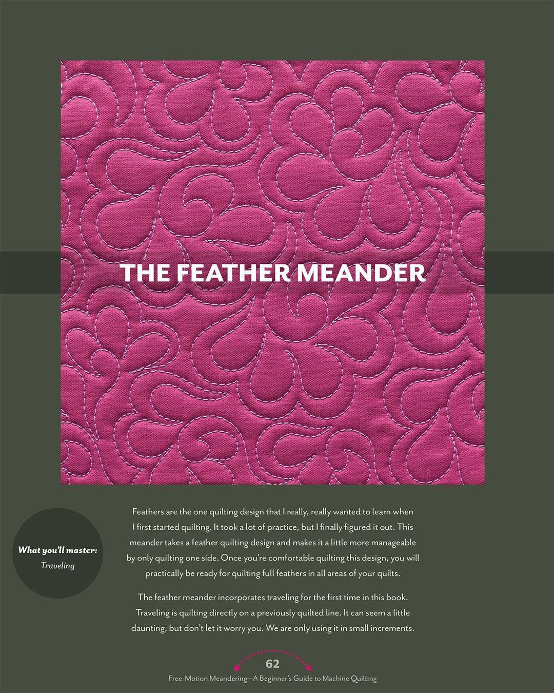 Book - Angela Waters - Free-Motion Meandering - Softcover