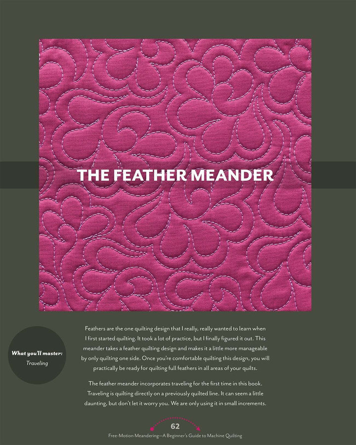 Book - Angela Waters - Free-Motion Meandering - Softcover