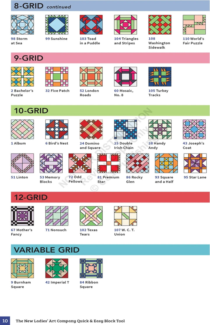 Book - Ladies Art Company - Quick & Easy Block Tool