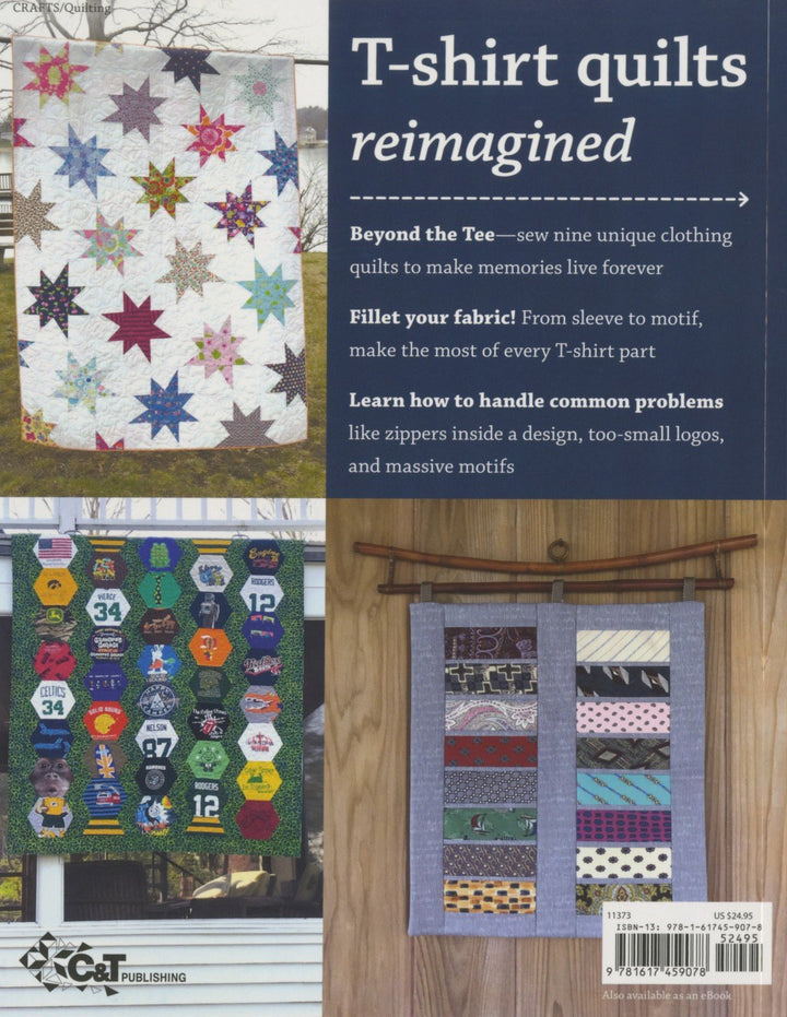 Book - Jen Cannizzaro - Beyond the Tee Innovative T-Shirt Quilt
