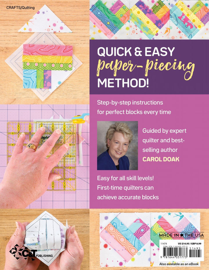Book - Carol Doak - Show Me How to Paper Piece , 2nd Edition