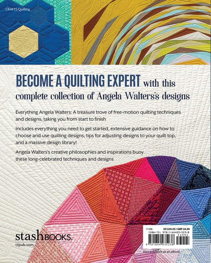 Book - Angela Waters - The Ultimate Guide to Free-Motion Quilting with Angela Walters