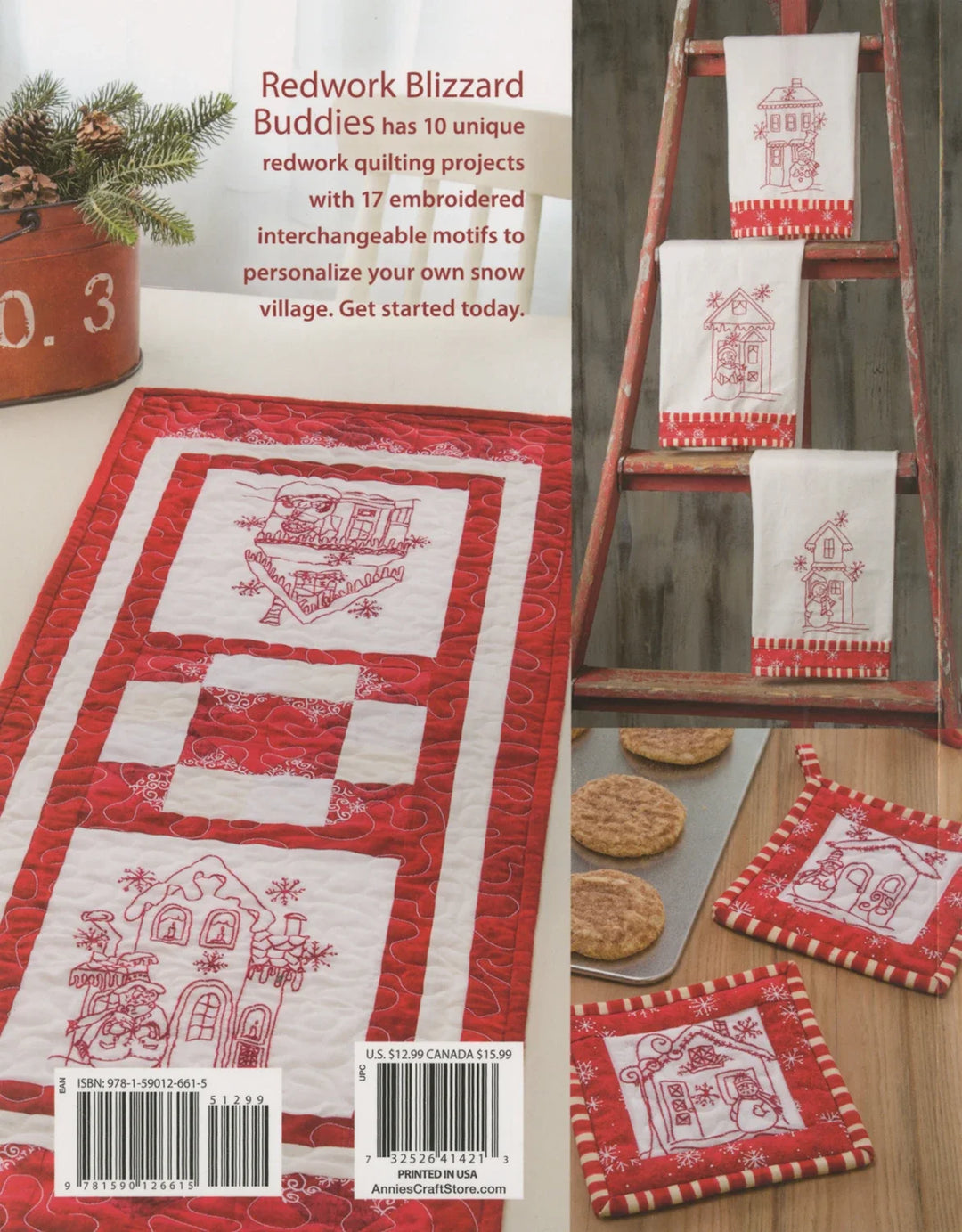 Book - Redwork Blizzard Buddies