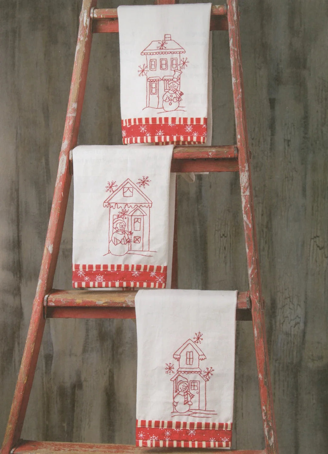 Book - Redwork Blizzard Buddies