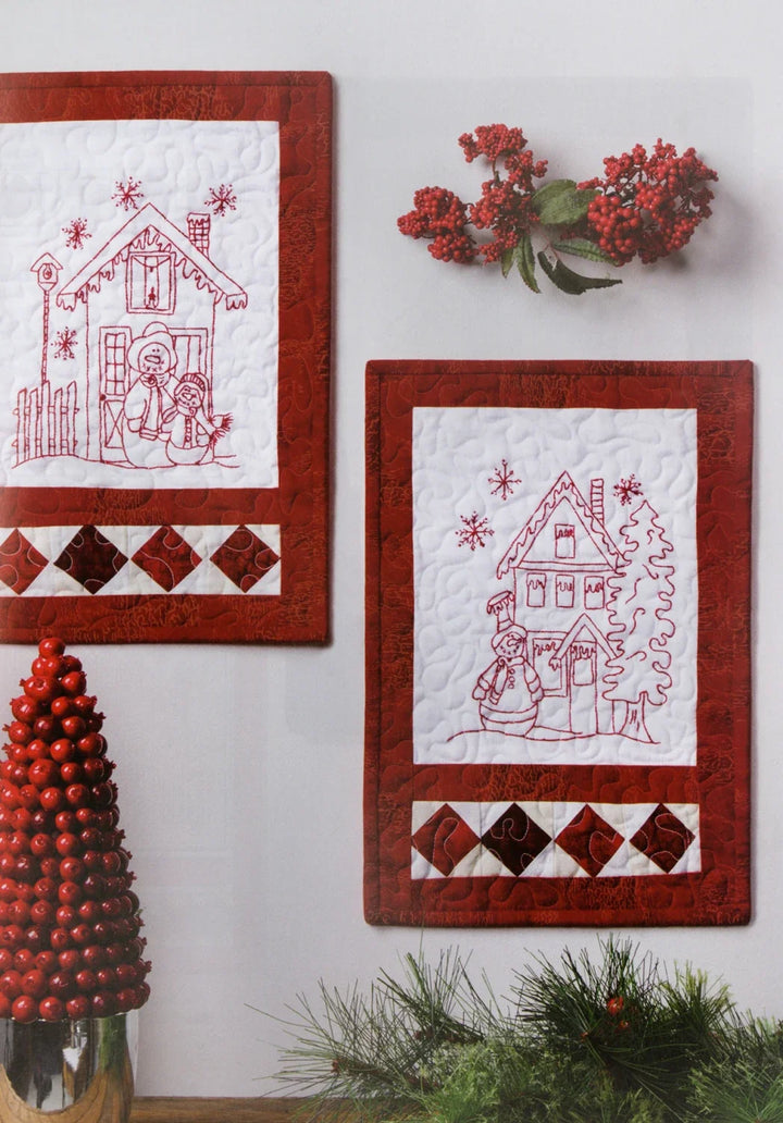 Book - Redwork Blizzard Buddies