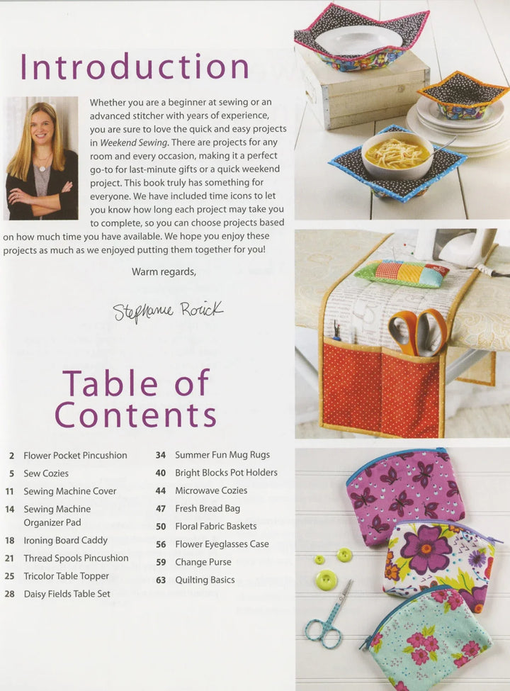 Book - Annie's Quilting - Weekend Sewing