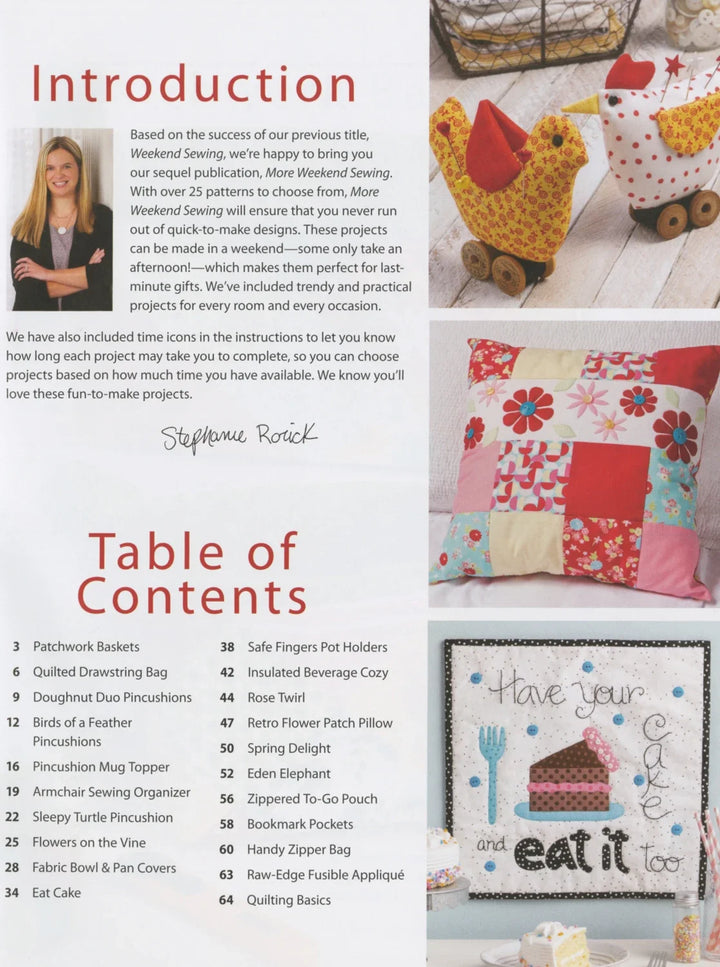 Book - Annie's Quilting - MORE Weekend Sewing