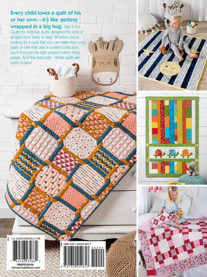 Book - Annie's Quilting - Fast & Fun Quilts for Kids