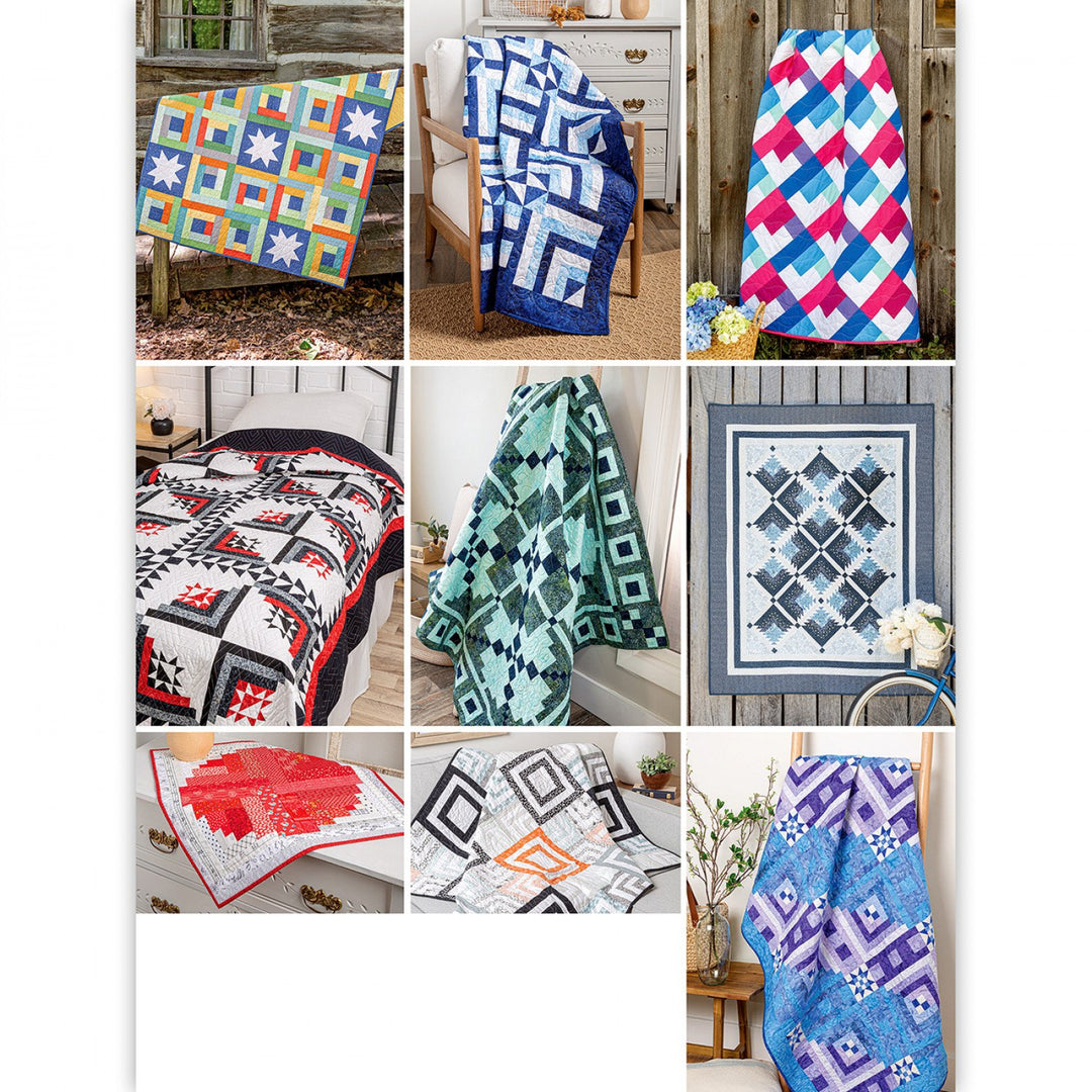 Book - Annies Quilting - Creative Log Cabin Quilts