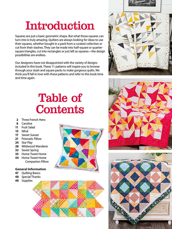 Book - Annies Quilting - Fun With Squares
