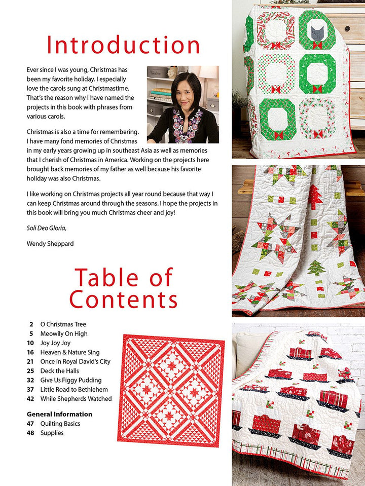 Book - Annie's Quilting - Christmas Quilting with Wendy Sheppard