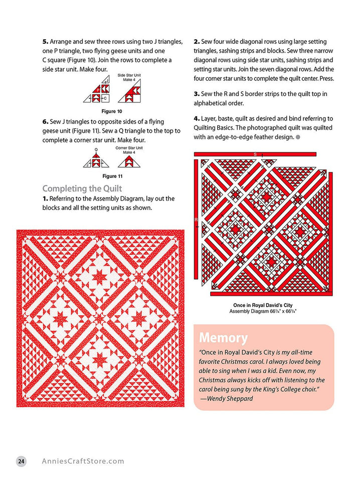 Book - Annie's Quilting - Christmas Quilting with Wendy Sheppard