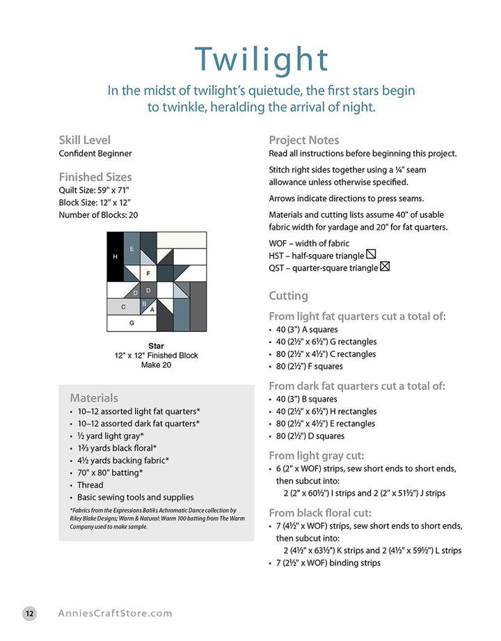 Book - Annies - Forever Fabulous Fat Quarter Quilts