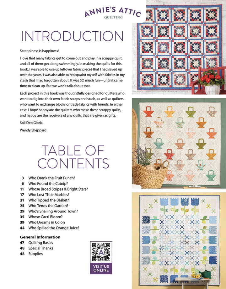 Book - Annie's Attic - Scrap Quilting With Wendy Sheppard