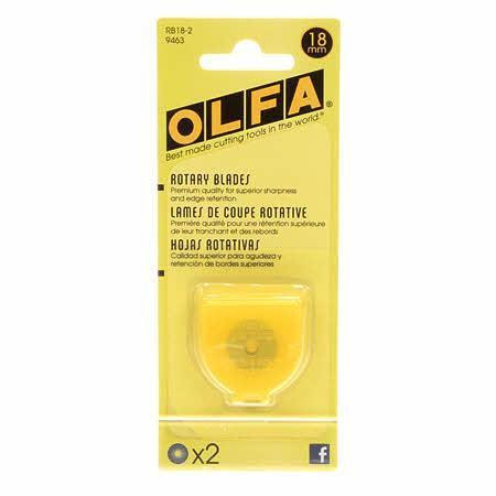 Rotary Blades - Olfa - 18mm 2ct