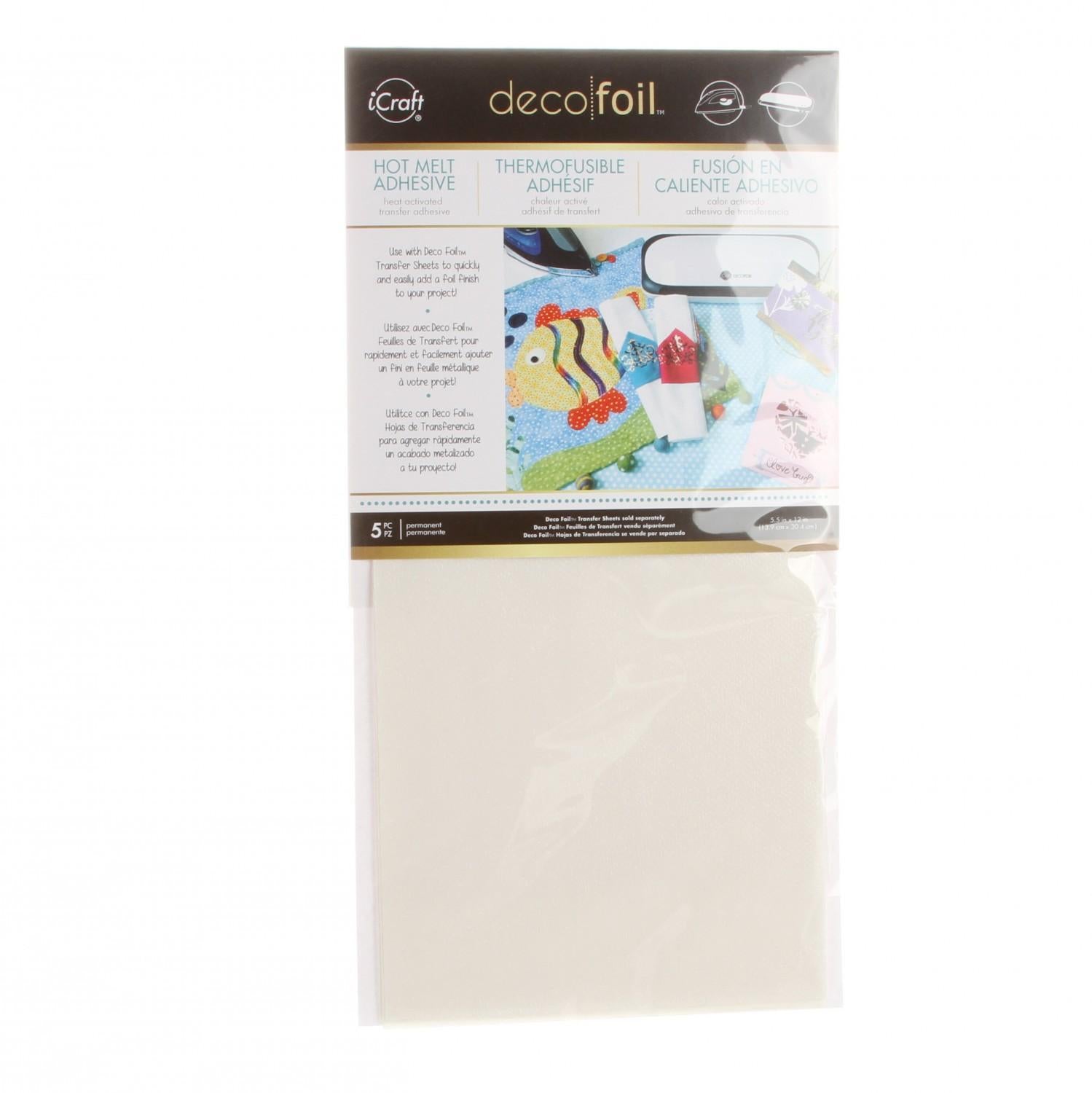 iCraft Deco Foil Hot Melt Adhesive 5-1/2in x 12in – Merrily We Quilt Along