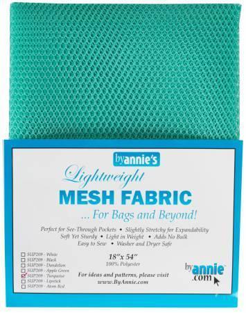Mesh - Lite Weight Fabric - Turquoise 18"x 54"