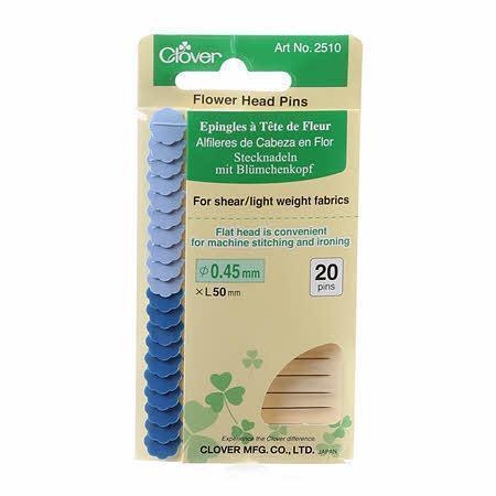Pins - Flower Head Fine Pin Size 32 - 2in 20ct 2 colors