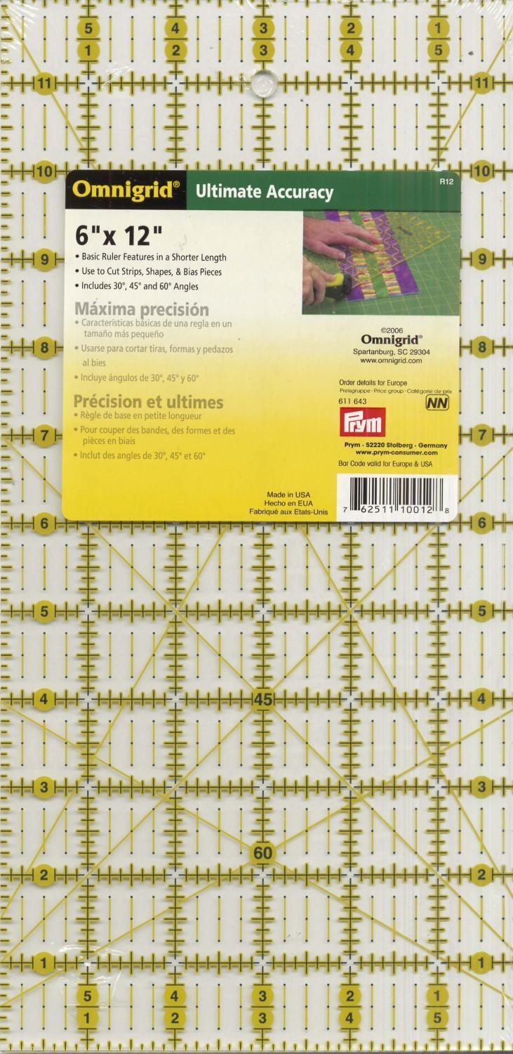 Ruler - Omnigrid - Ruler 6in x 12in