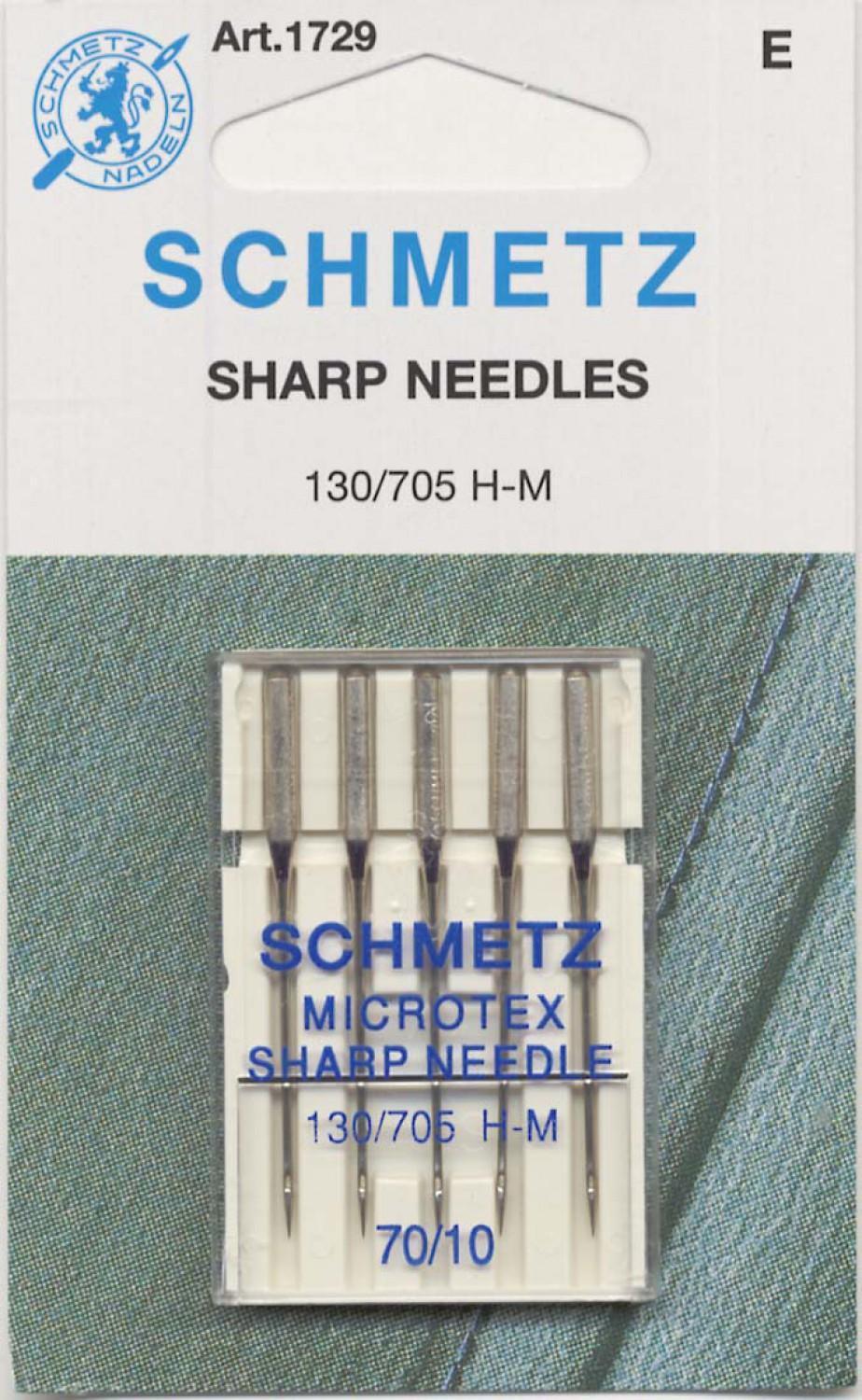 Machine Needles - Schmetz - Microtex Sharp 70/10