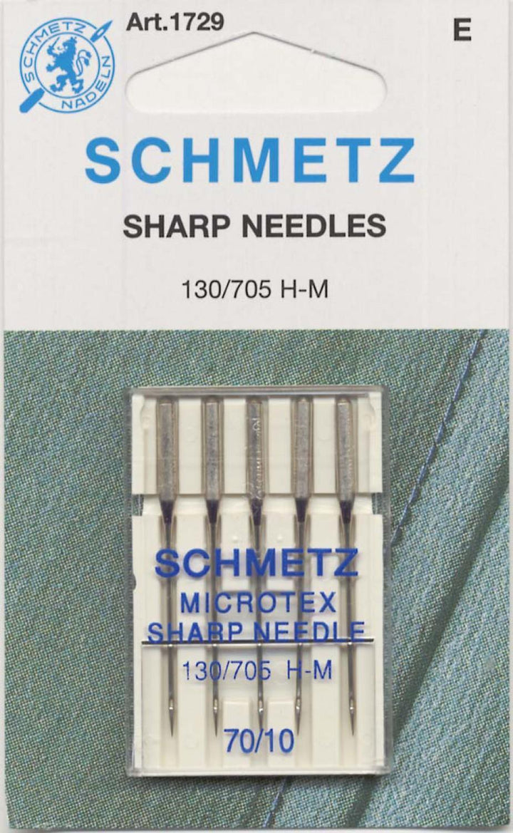 Machine Needles - Schmetz - Microtex Sharp 70/10