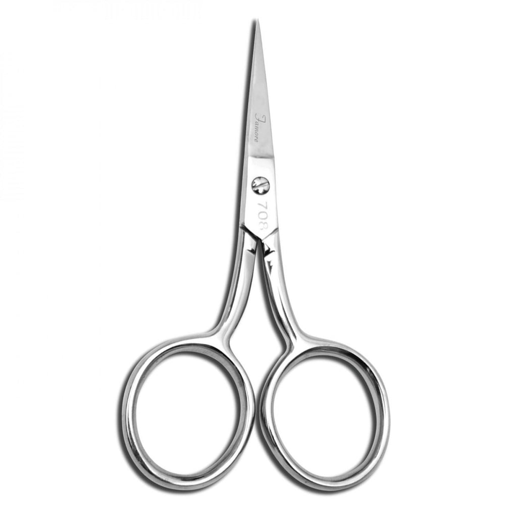 Famore True Left Handed 4 Inch Fine Point Mini Double Curved Embroidery  Scissors