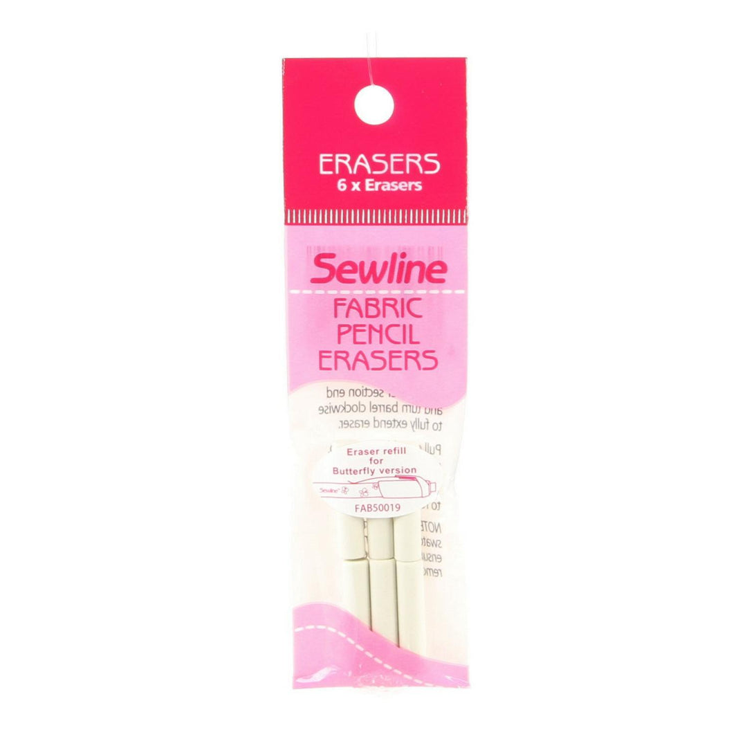 Sewline - Eraser Refill 6ct Butterfly MP FAB50019