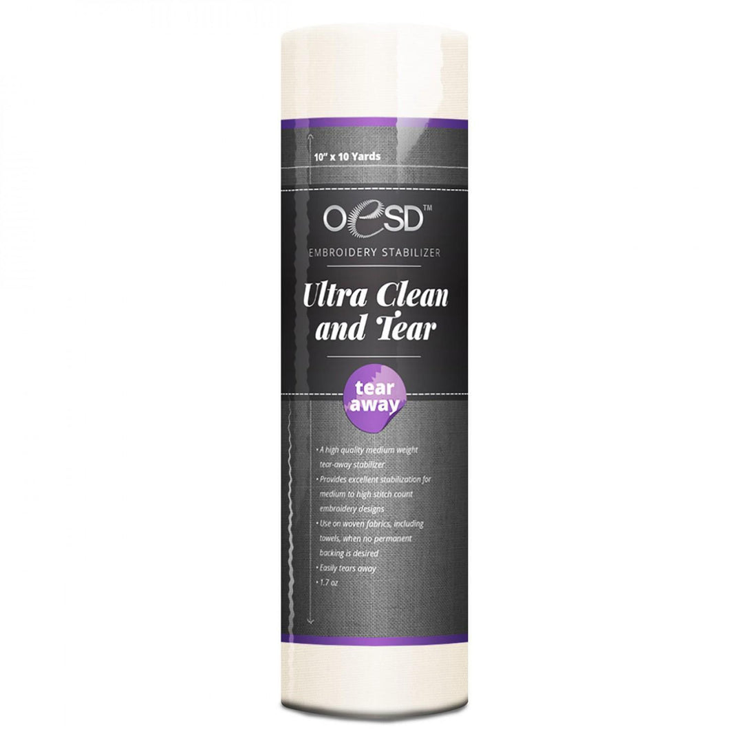 Stabilizer - OESD TearAway - Ultra Clean & Tear 1.7oz 10" x 10yd