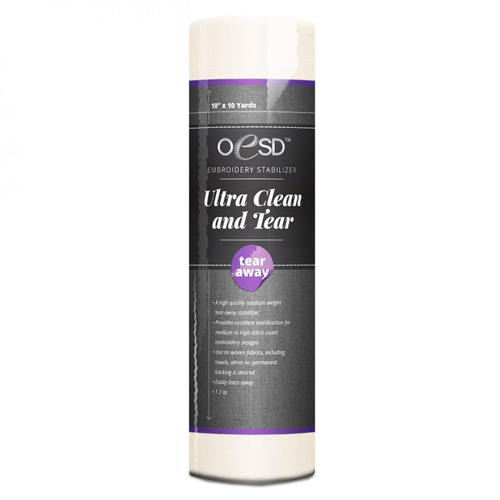 Stabilizer - OESD TearAway - Ultra Clean & Tear 1.7oz 10" x 10yd