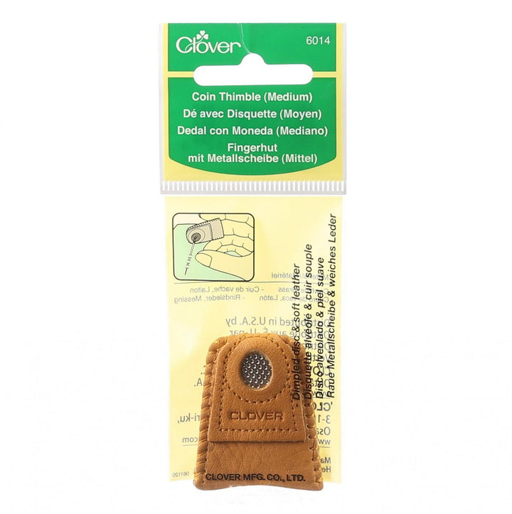 Thimble - Leather Coin - Medium