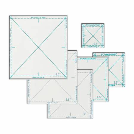Ruler - Complete Fussy Cut Ruler Set
