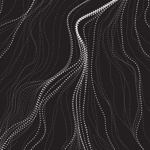 M&S Textiles - Aboriginal - Sandhill - Charcoal