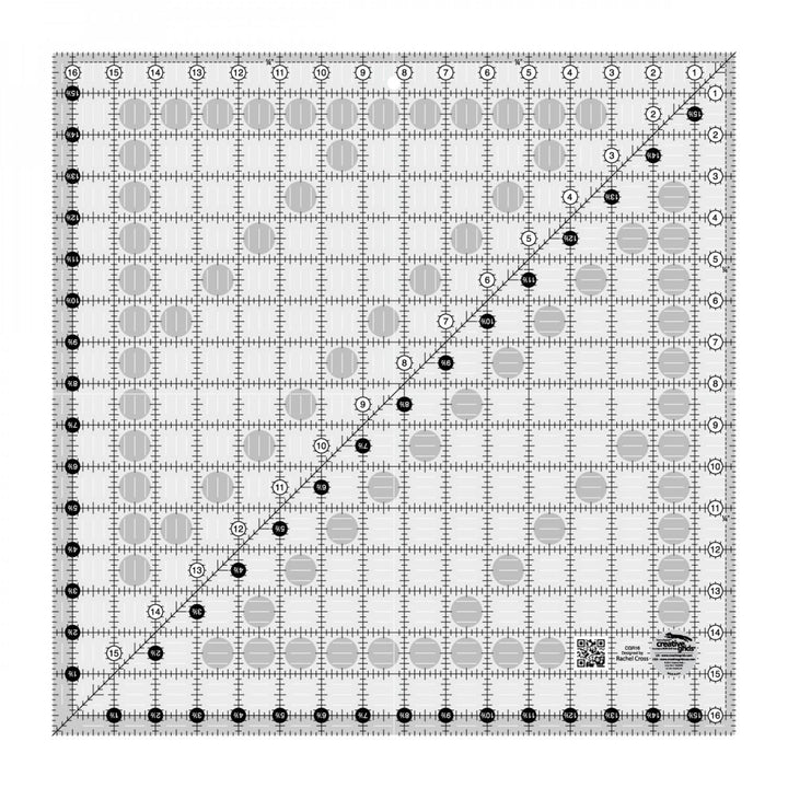 Ruler - Creative Grids - Quilt Ruler 16-1/2in Square
