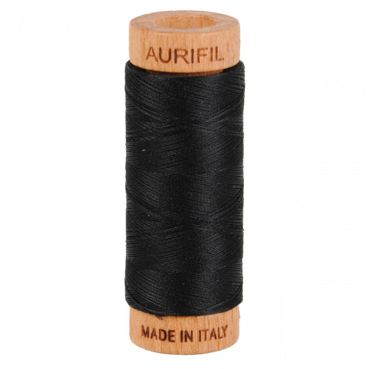 Aurifil 80wt - 2692 Black 300yds