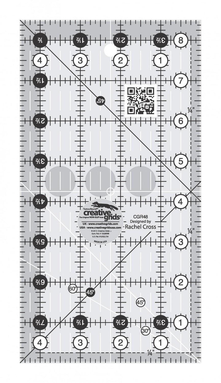 Ruler - Creative Grid - 4.5"x8.5"
