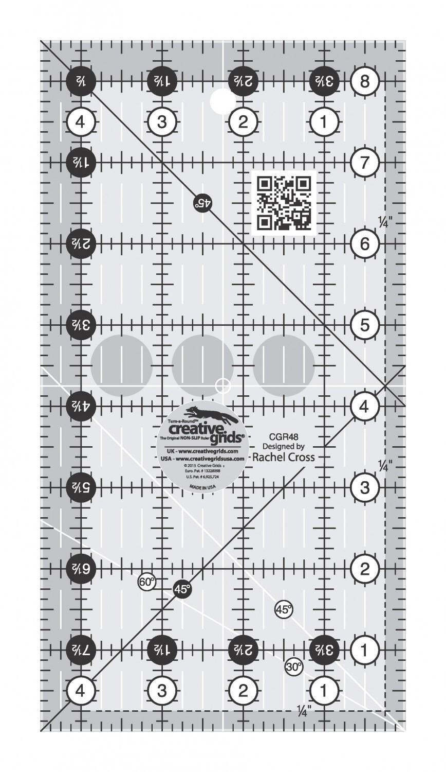 Ruler - Creative Grid - 4.5"x8.5"