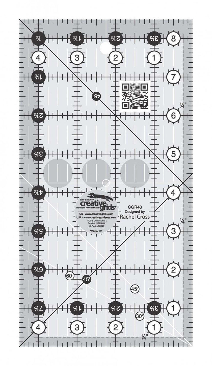 Ruler - Creative Grid - 4.5"x8.5"