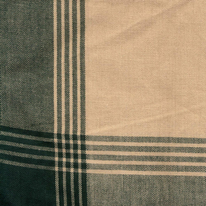 Tea Towel - Stripe - Green/Tea Dyed